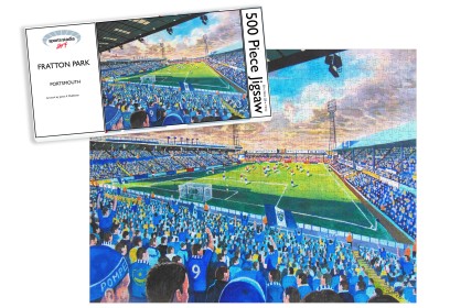 Fratton Park Stadium Fine Art Jigsaw Puzzle - Portsmouth FC